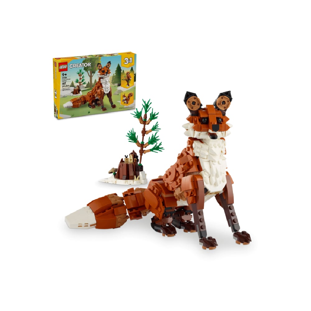 LEGO CREATOR 3 IN 1 FOREST ANIMALS RED FOX 31154 - 1