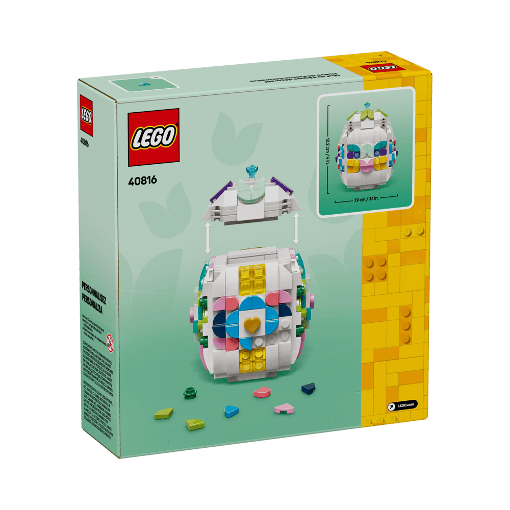 LEGO DECORATIVE EASTER EGG BUILDING TOY 40816 - 5