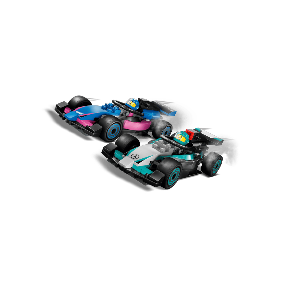 LEGO CITY F1 GARAGE MERCEDES AMG ALPINE CARS 60444 - 3