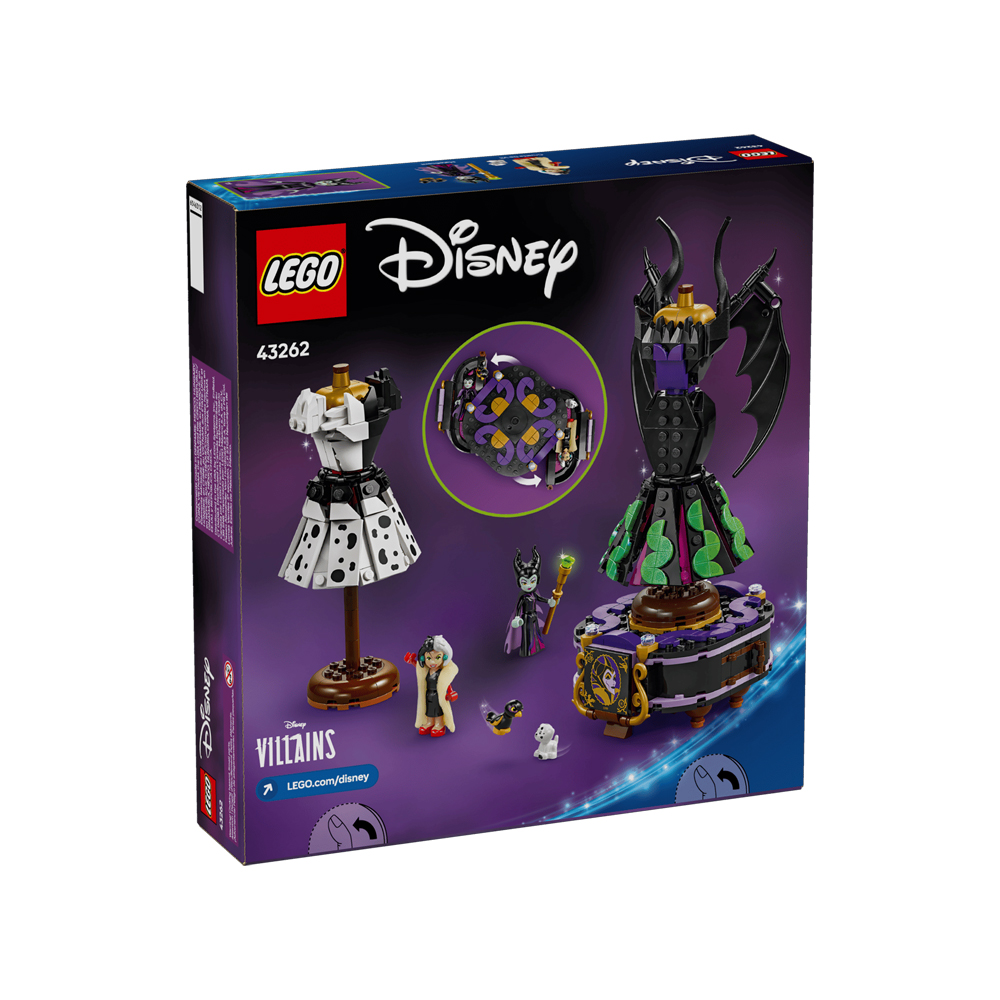LEGO DISNEY VILLAINS MALEFICENT AND CRUELLA DE VIL 43262 - 5