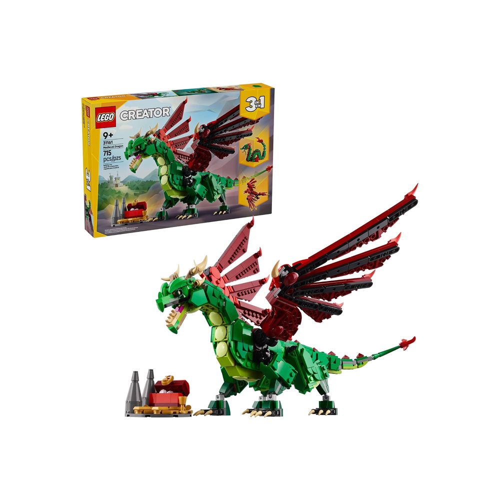 LEGO CREATOR 3 IN 1 MEDIEVAL DRAGON 31161 - 1