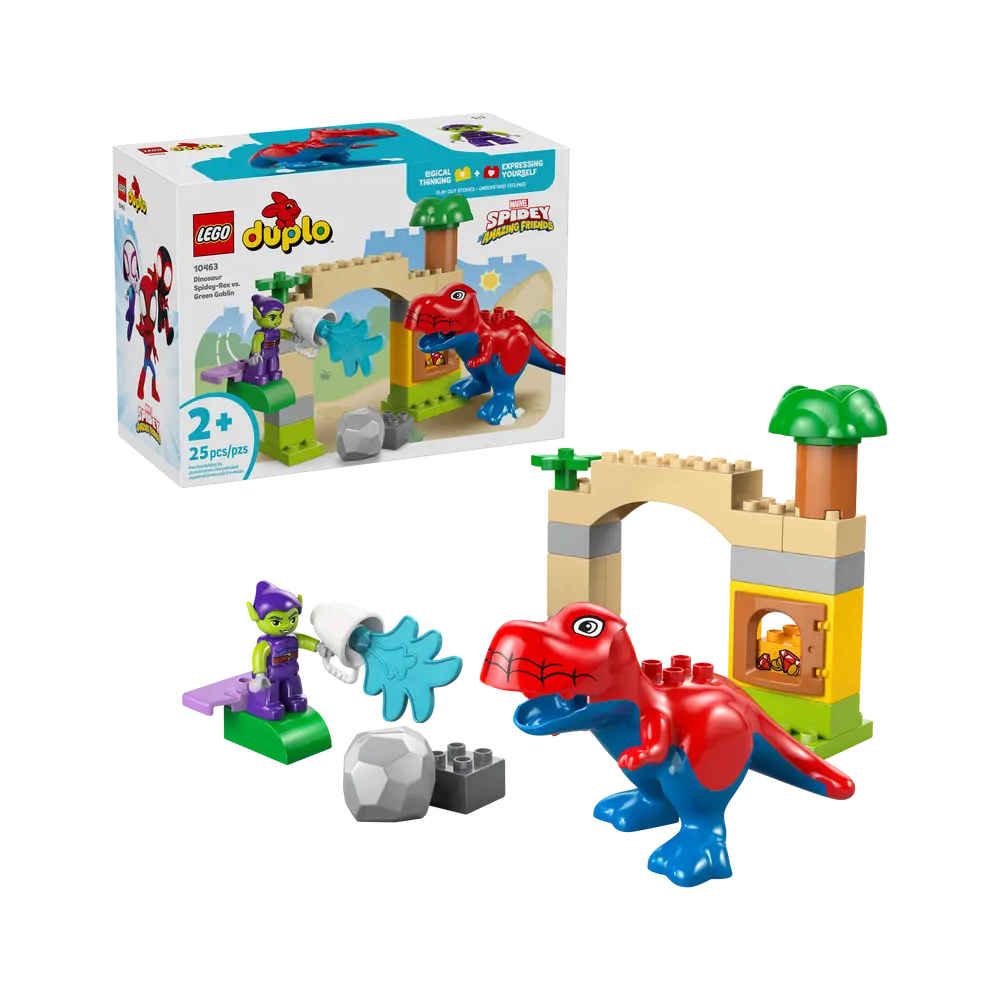 LEGO DUPLO MARVEL DINOSAUR SPIDEYREX VS GREEN GOBLIN 10463 - 1