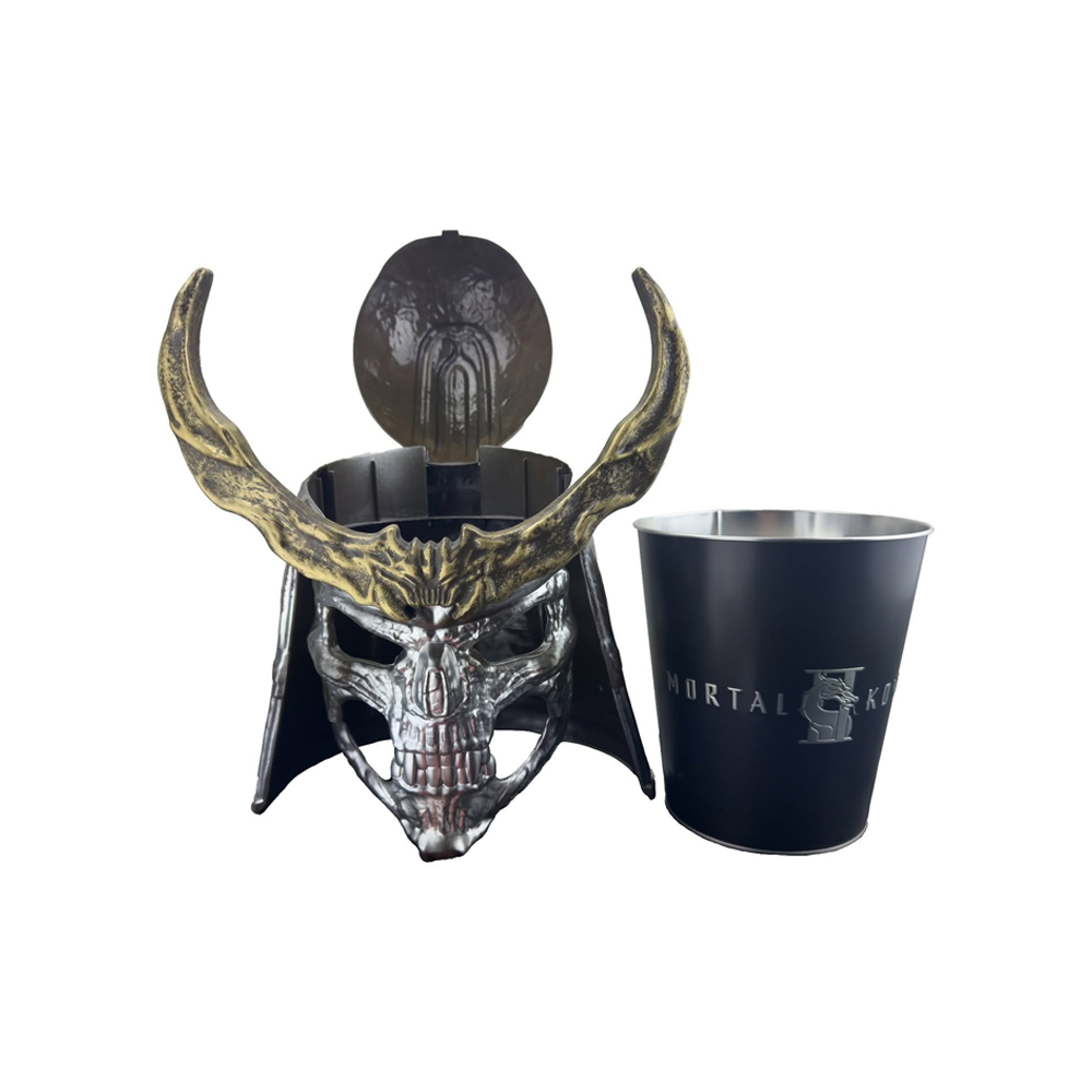 POPCORN BUCKET MORTAL KOMBAT 2 SHAO KAHN HELMET - 1