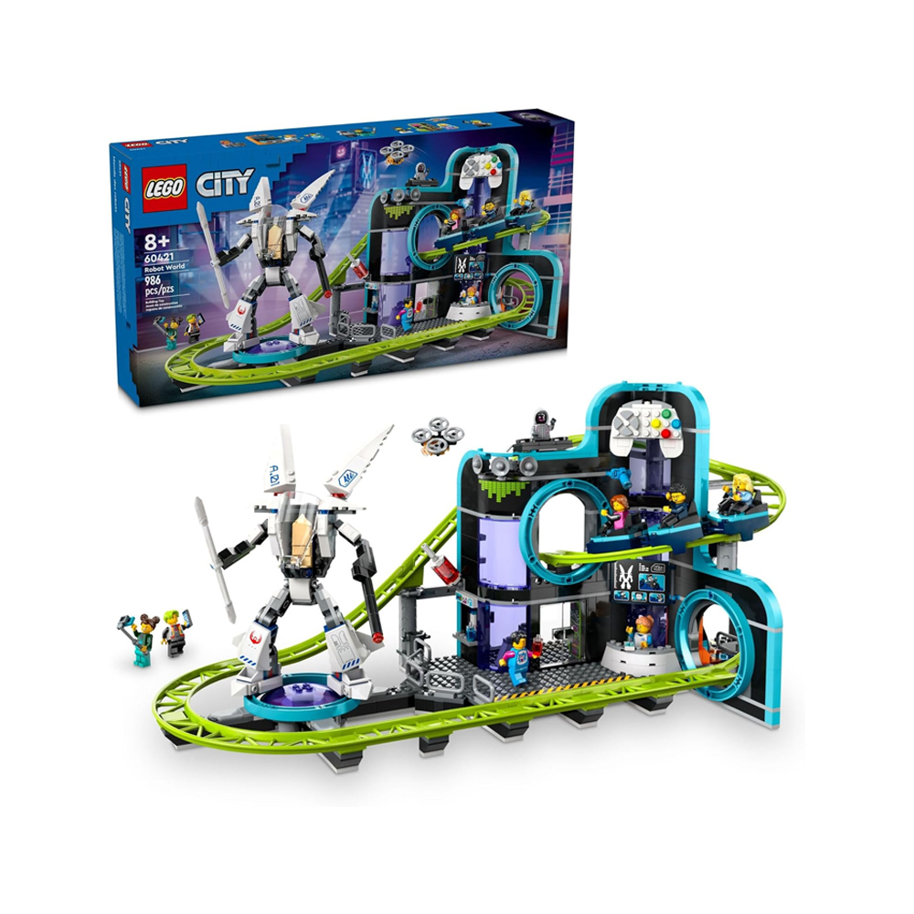LEGO CITY ROBOT WORLD ROLLER COASTER 60421 - 1