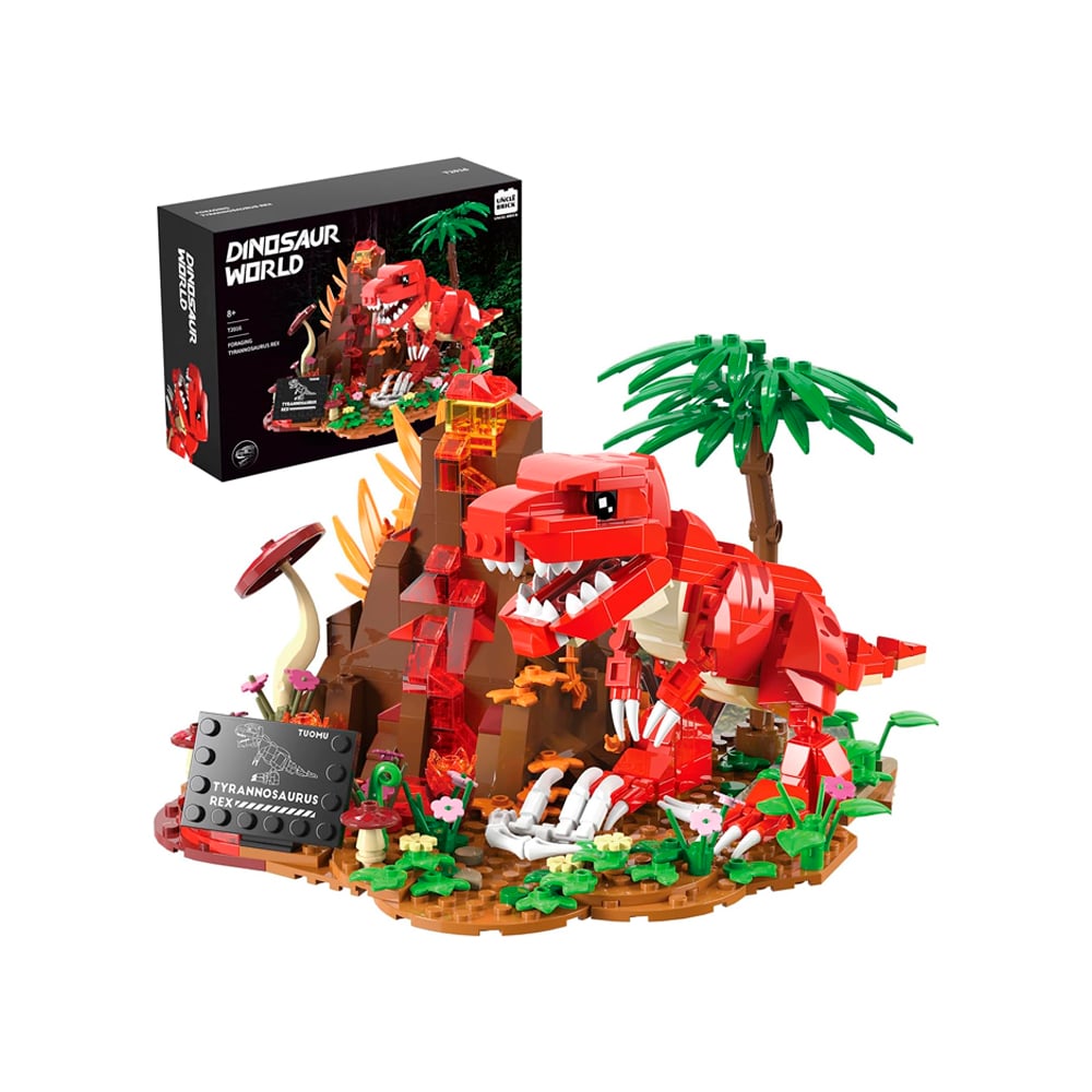 BRICK DINOSAUR WORLD BUILDING BLOCK SET T REX 559PCS - 1