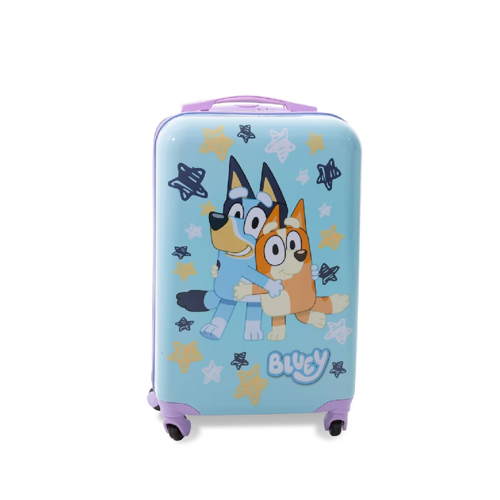 BLUEY HARDSIDE CARRY ON SPINNER SUITCASE BLUE - 1