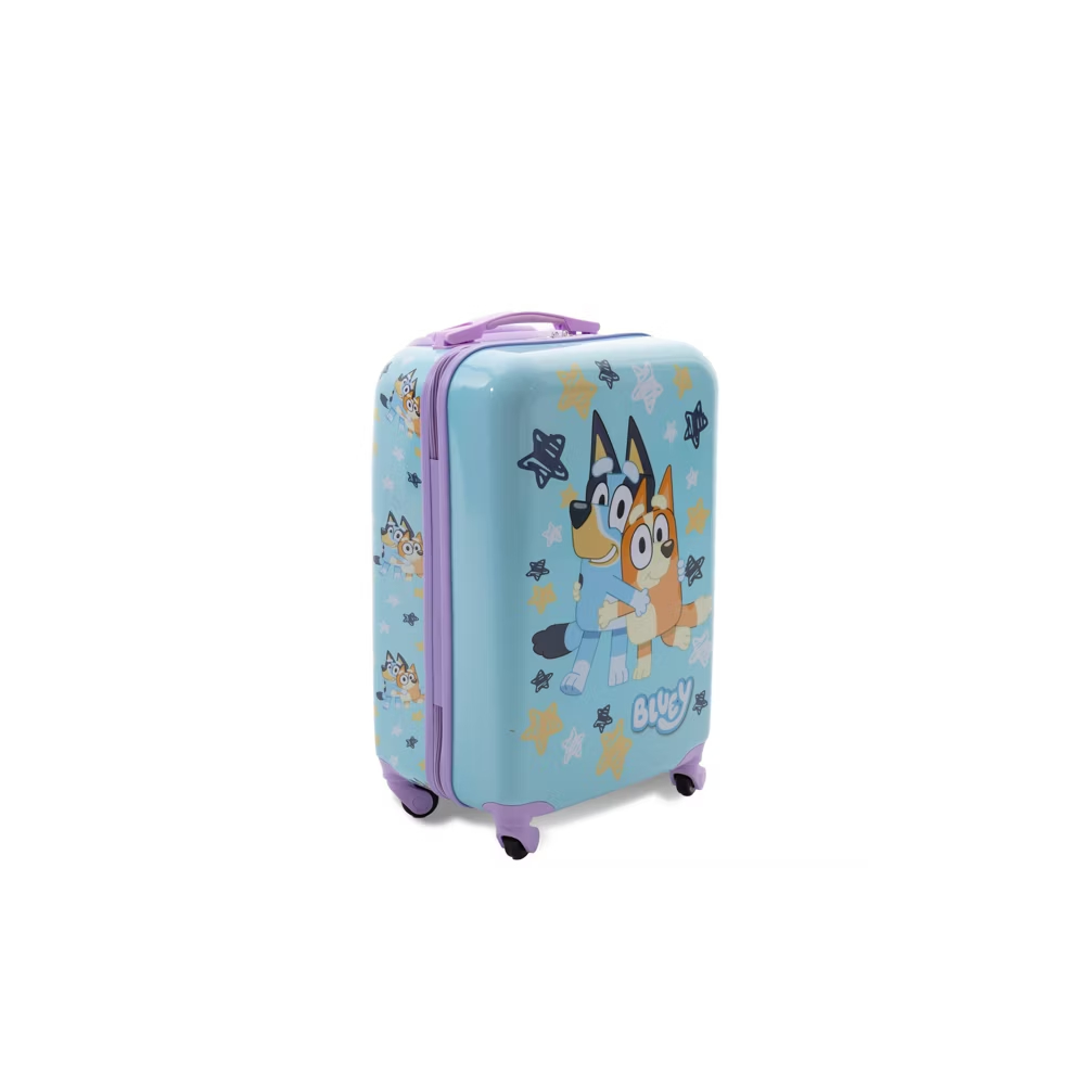 BLUEY HARDSIDE CARRY ON SPINNER SUITCASE BLUE - 3