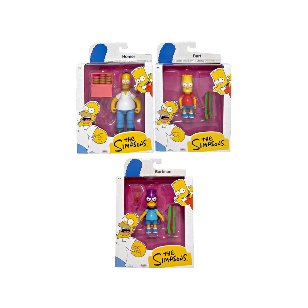 THE SIMPSONS BARTMAN BART HOMER ACTION FIGURE LOT - 1
