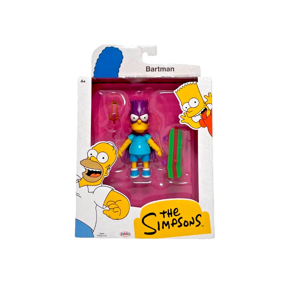THE SIMPSONS BARTMAN BART HOMER ACTION FIGURE LOT - 3