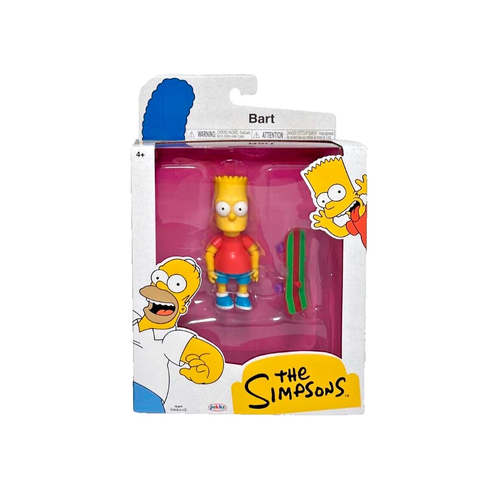 THE SIMPSONS BARTMAN BART HOMER ACTION FIGURE LOT - 4