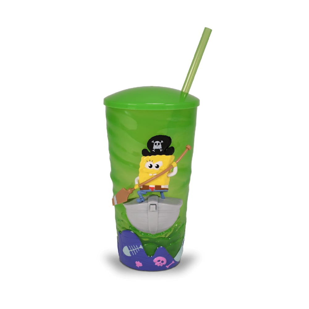 VASO EXCLUSIVO BOB ESPONJA LA PELICULA CON LUCES - 1