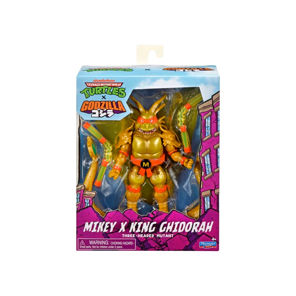 TEENAGE MUTANT NINJA TURTLES MIKEY GODZILLA - 3