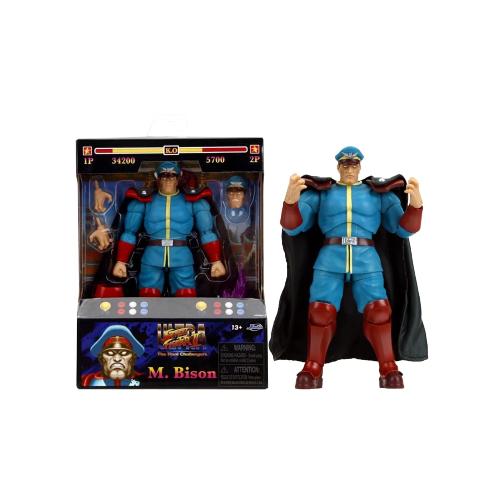FIGURA DE COLECCION JADA STREET FIGHTER II M BISON PLAYER 2 - 1