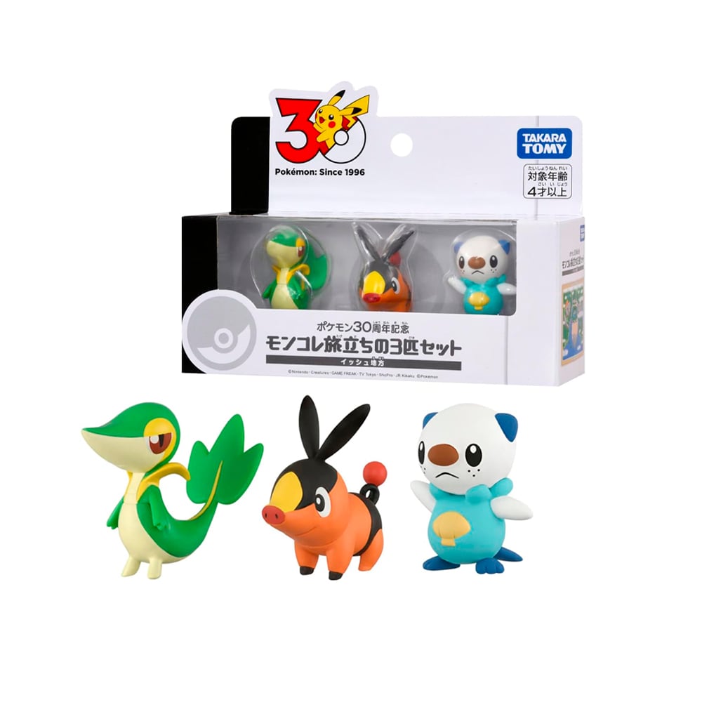 TAKARA TOMY POKEMON 30TH ANNIVERSARY MONCOLLE UNOVA - 1