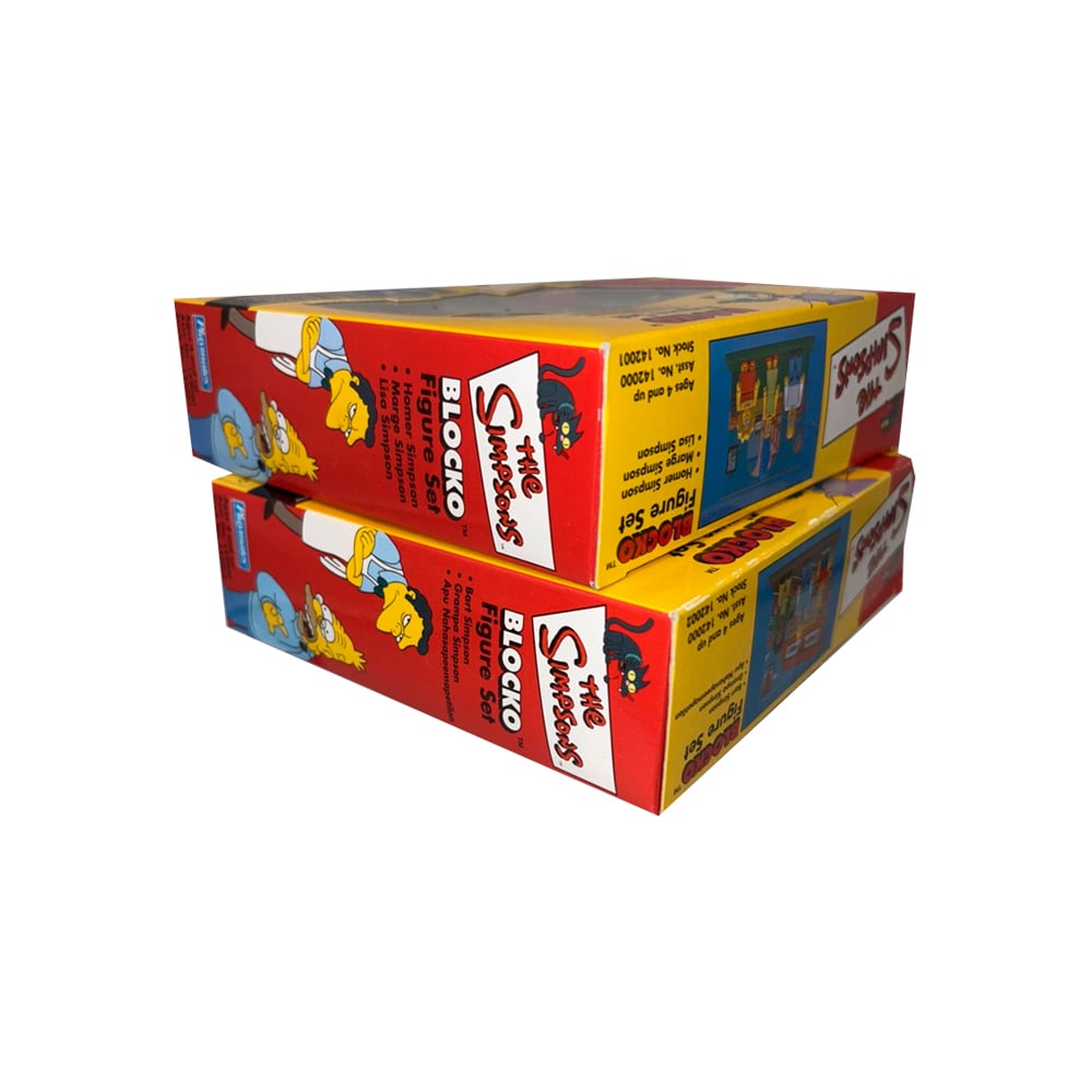 VTG THE SIMPSONS BLOCKO FIGURE SET - 4