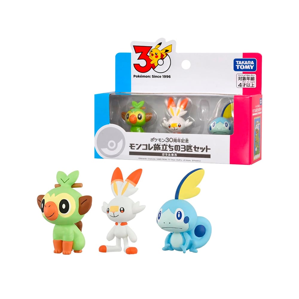 TAKARA TOMY POKEMON 30TH ANNIVERSARY MONCOLLE GALAR - 1