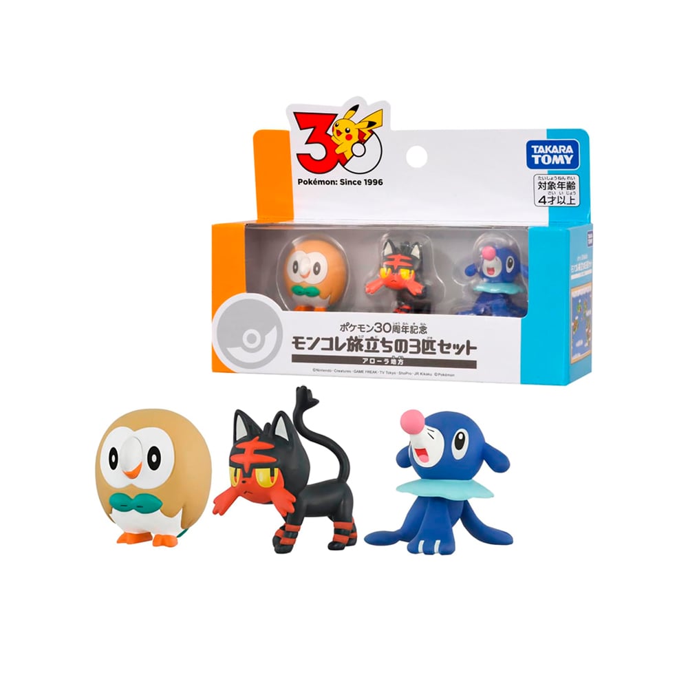 TAKARA TOMY POKEMON 30TH ANNIVERSARY MONCOLLE ALOLA - 1