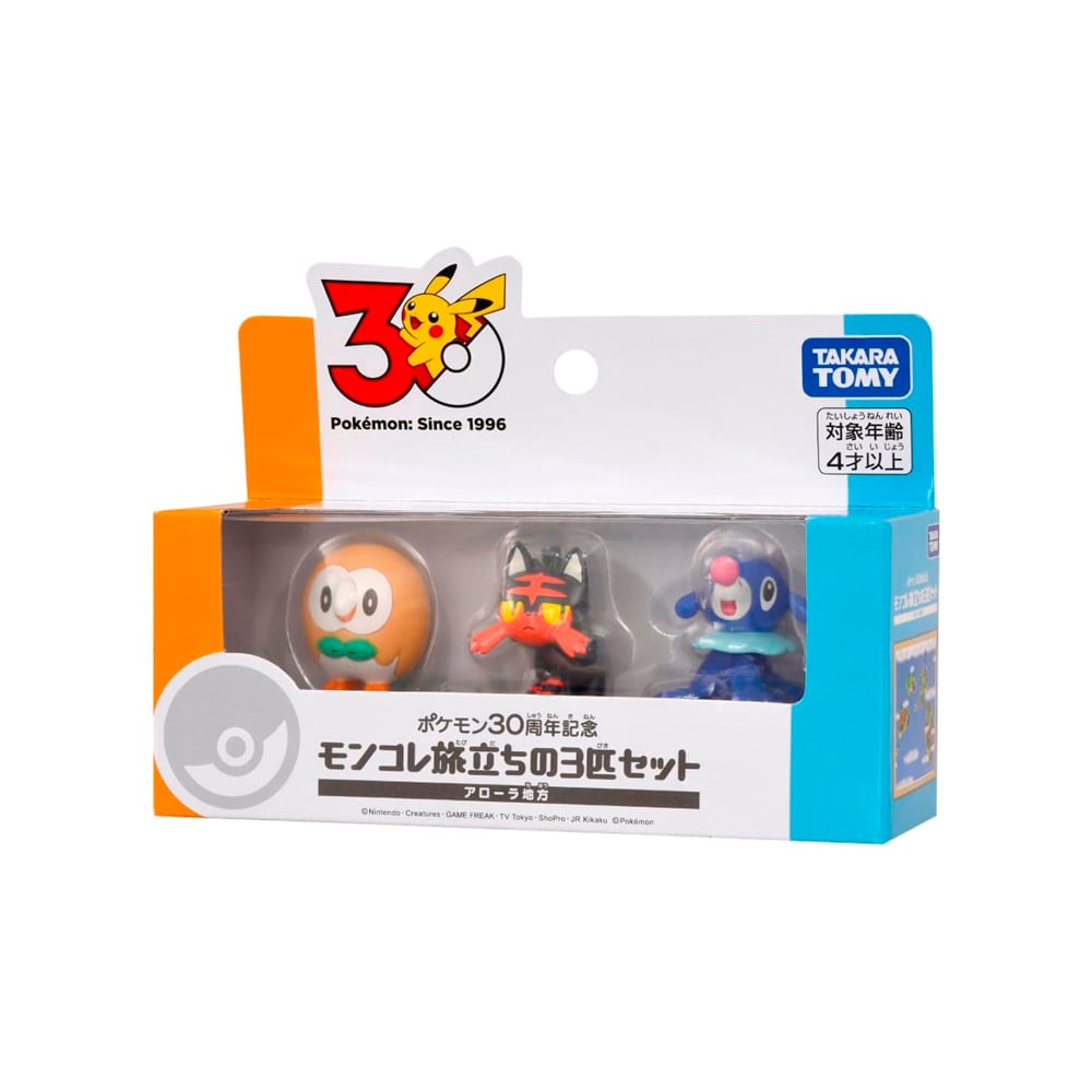 TAKARA TOMY POKEMON 30TH ANNIVERSARY MONCOLLE ALOLA - 3