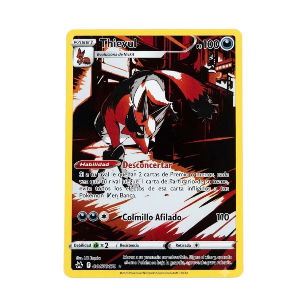 POKEMON TCG THIEVUL GG17 GG70 ESPAÑOL - 1