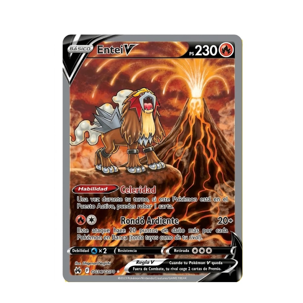 ENTEI V SWSH CROWN ZENITH GG36 GG70 ESPAÑOL - 1