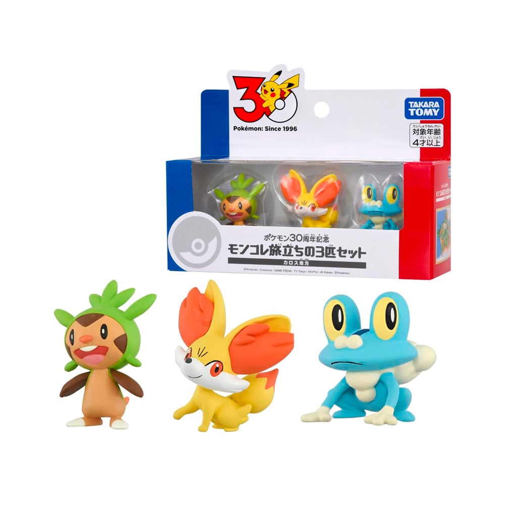 TAKARA TOMY POKEMON 30TH ANNIVERSARY MONCOLLE KALOS - 1