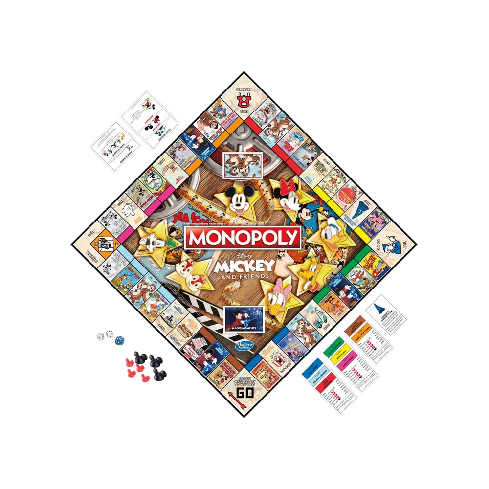 MONOPOLY DISNEY MICKEY AND FRIENDS EDITION HASBRO INGLES - 2