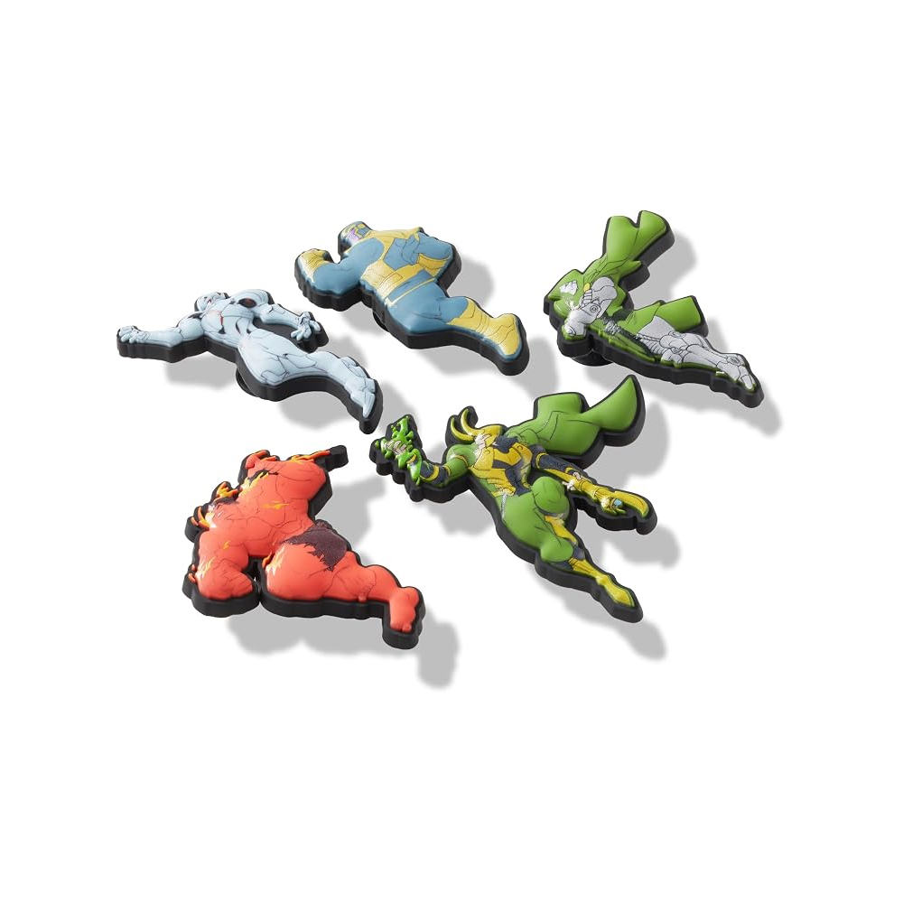 CROCS JIBBITZ DC MARVEL AVENGERS VILLAINS SHOE CHARM PACKS - 2