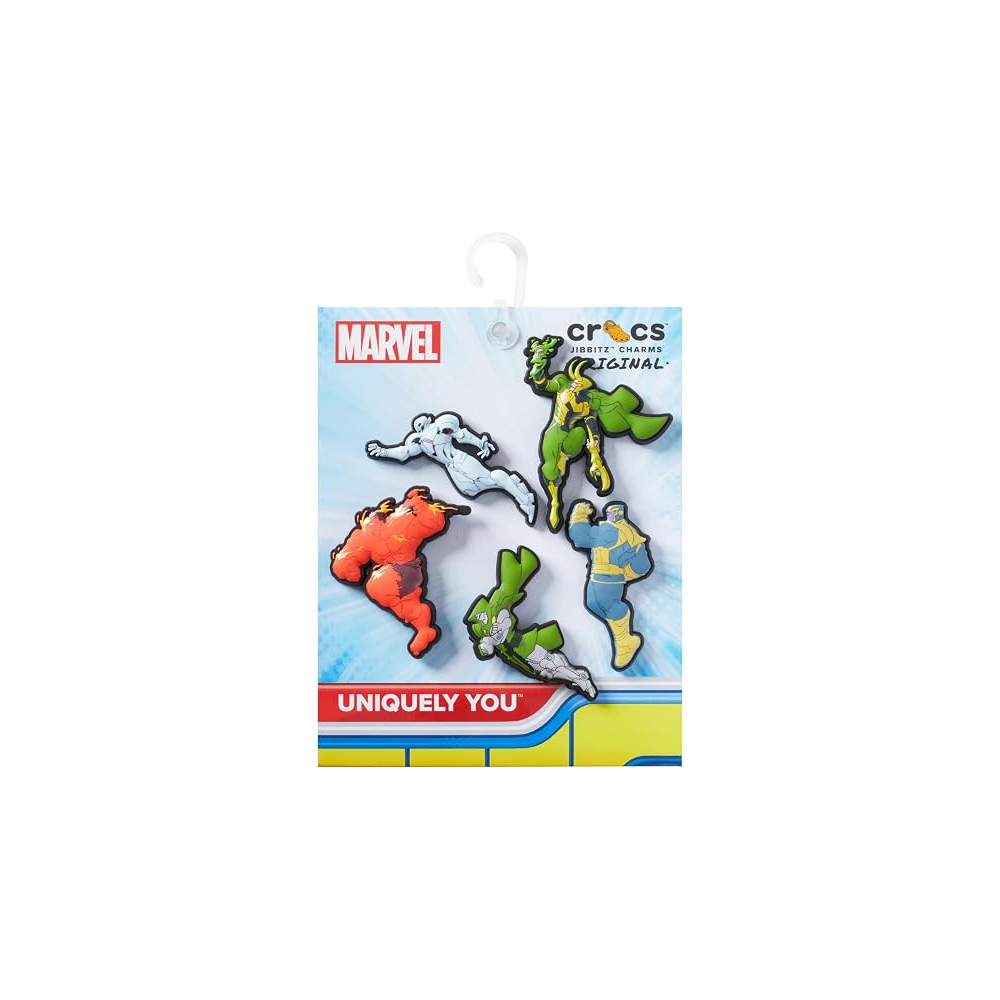 CROCS JIBBITZ DC MARVEL AVENGERS VILLAINS SHOE CHARM PACKS - 4