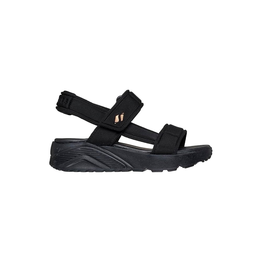 SANDALIA SKECHERS GIRLS UNO LITE BLACK TALLA 4 - 5
