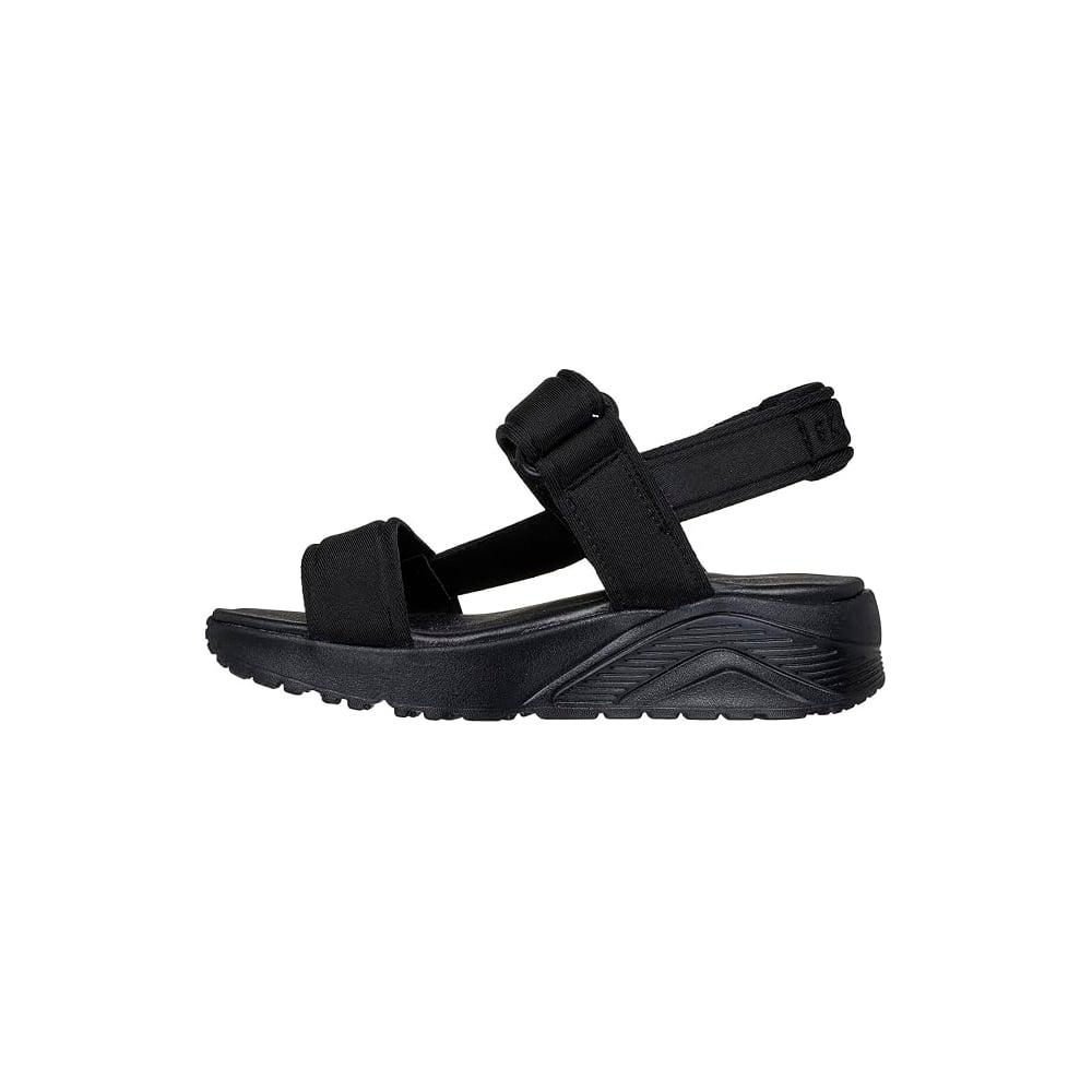 SANDALIA SKECHERS GIRLS UNO LITE BLACK TALLA 4 - 6