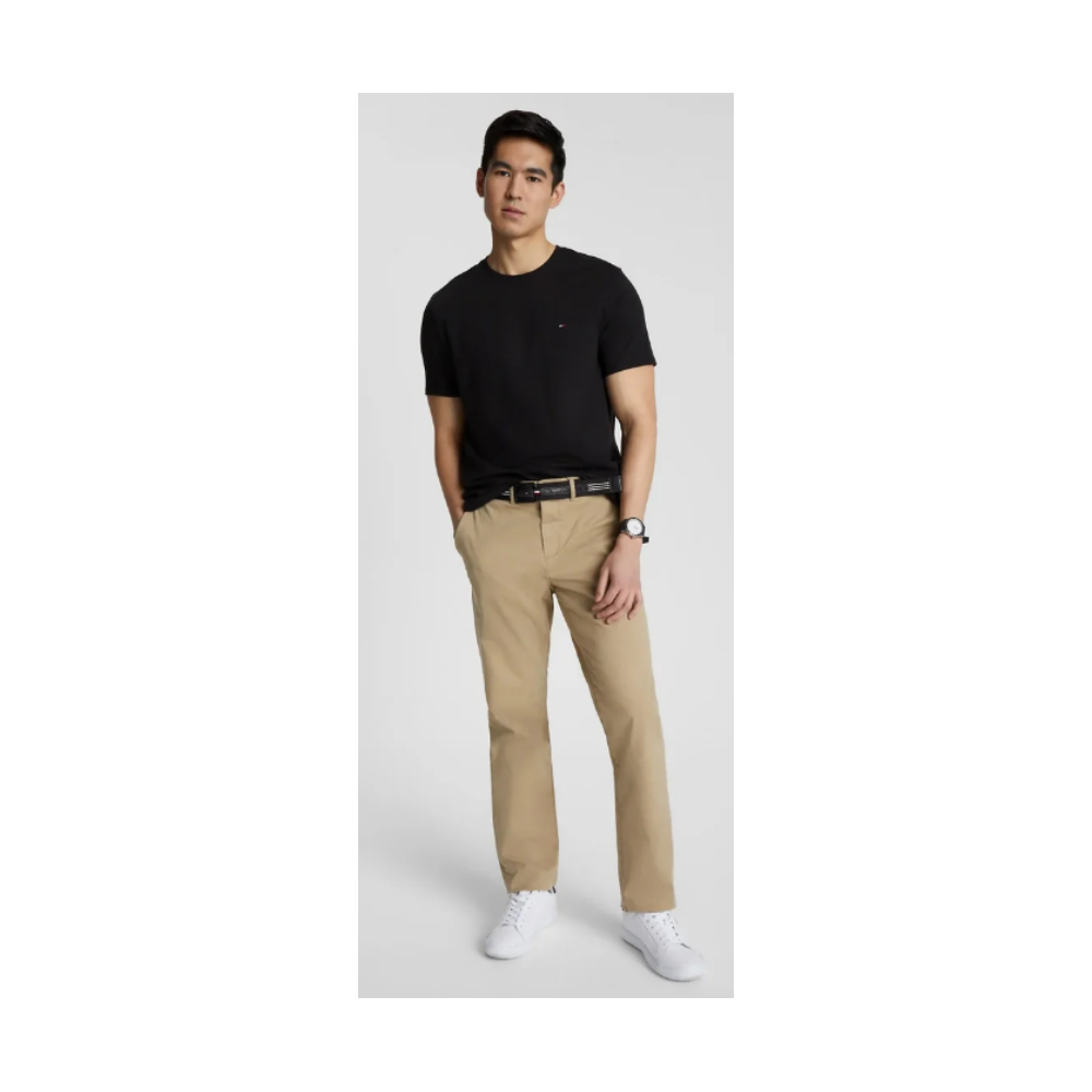 TOMMY HILFIGER POLO BLACK MANGA CORTA HOMBRE TALLA M - 3