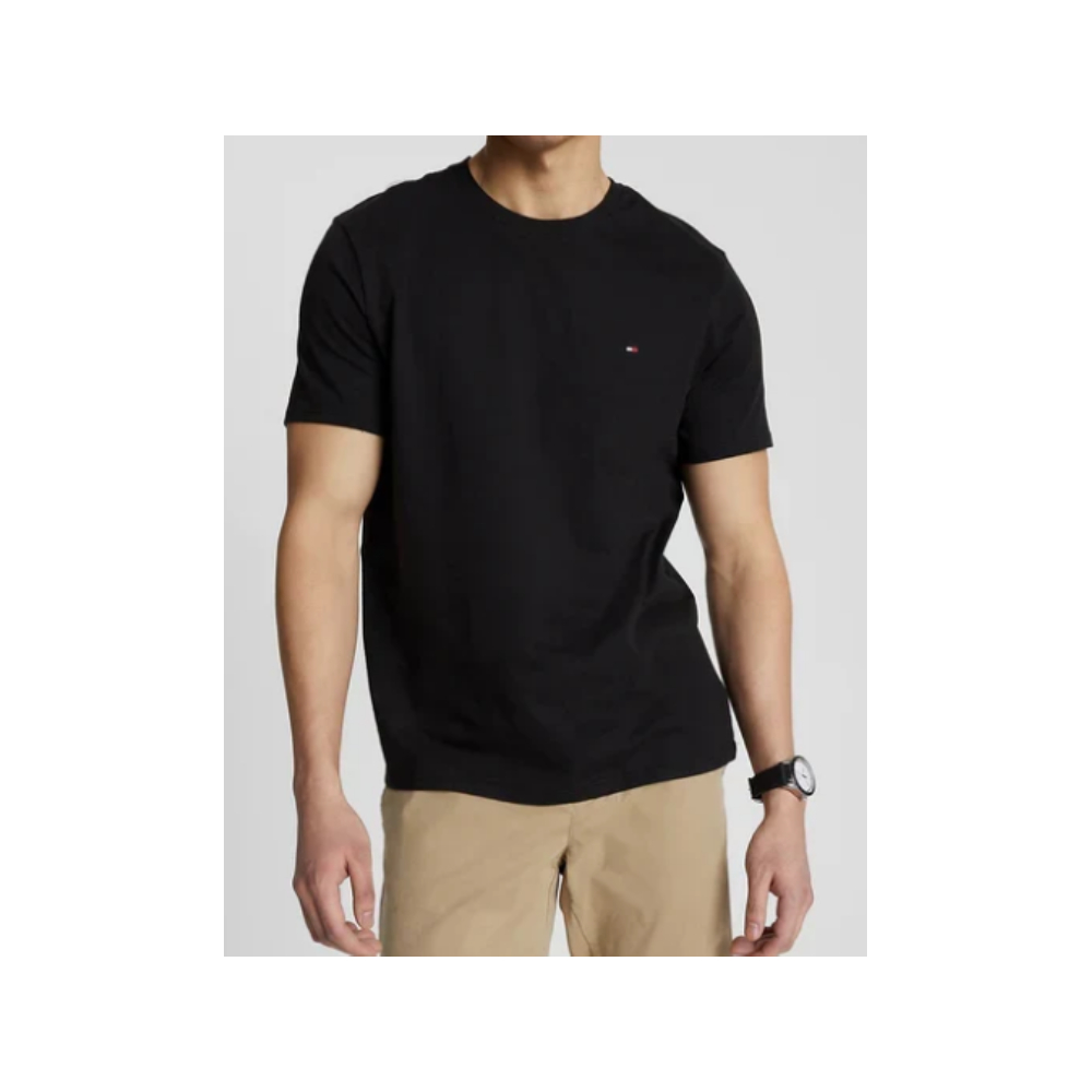 TOMMY HILFIGER POLO BLACK MANGA CORTA HOMBRE TALLA M - 4