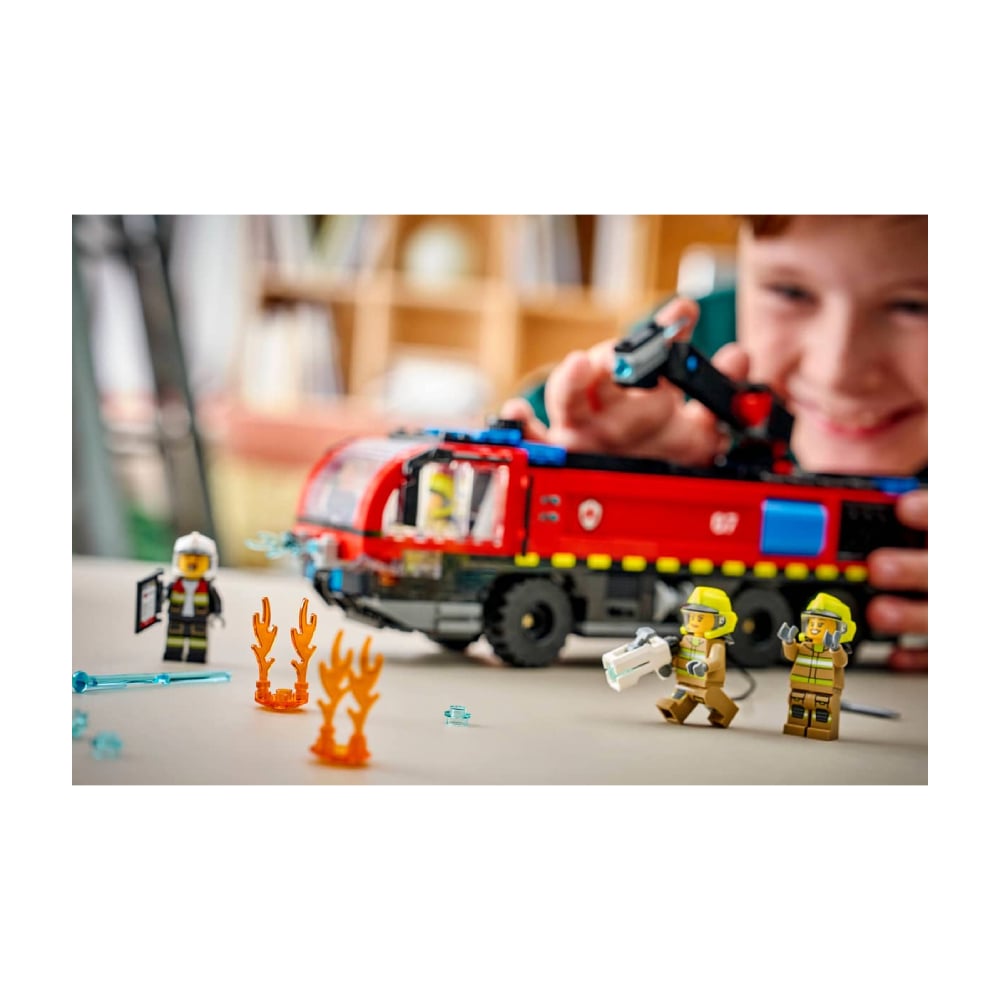 LEGO CITY AIRPORT FIRE TRUCK PRETEND PLAY EMERGENCY 60499 - 3