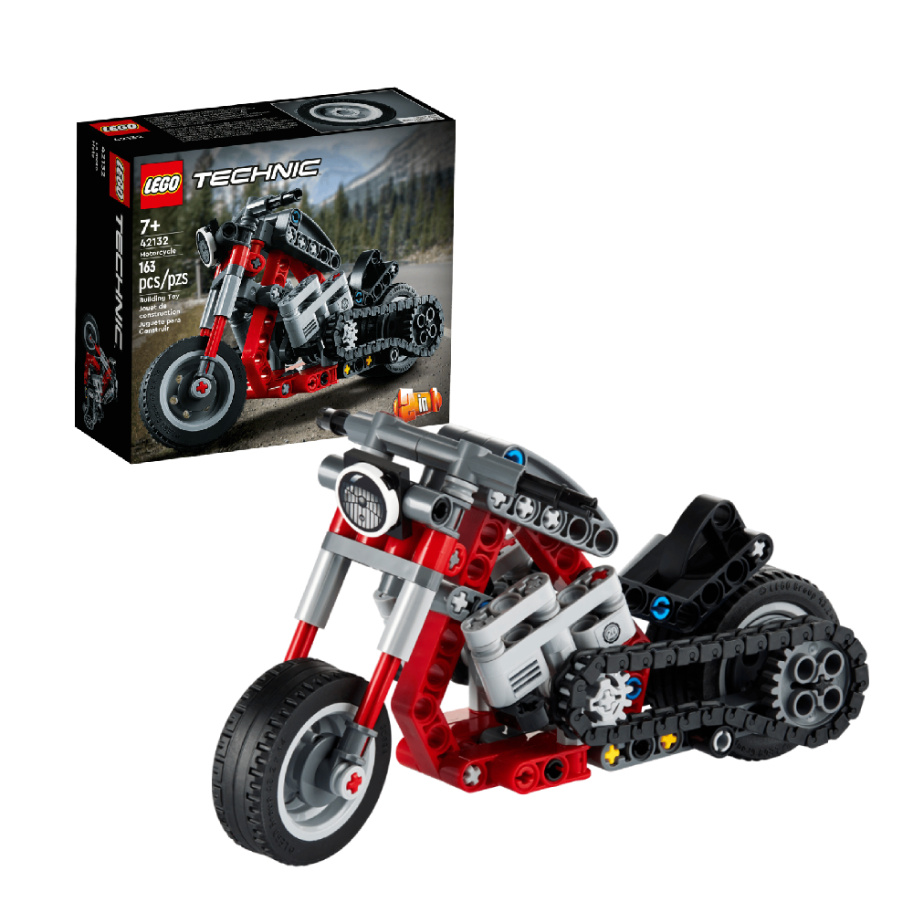 LEGO TECHNIC MOTORCYCLE 163 PIEZAS 42132 - 1