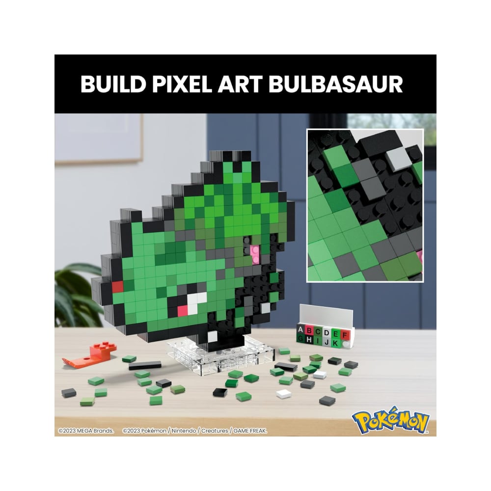 MEGA POKEMON BISASAM RETRO LOOK BULBASAUR - 3