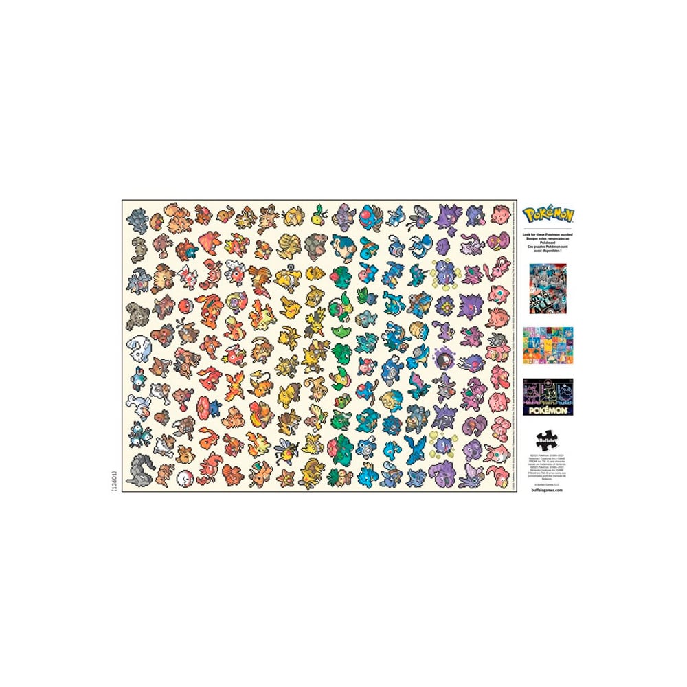 BUFFALO GAMES POKEMON PIXEL RAINBOW 1000 PIEZAS - 3