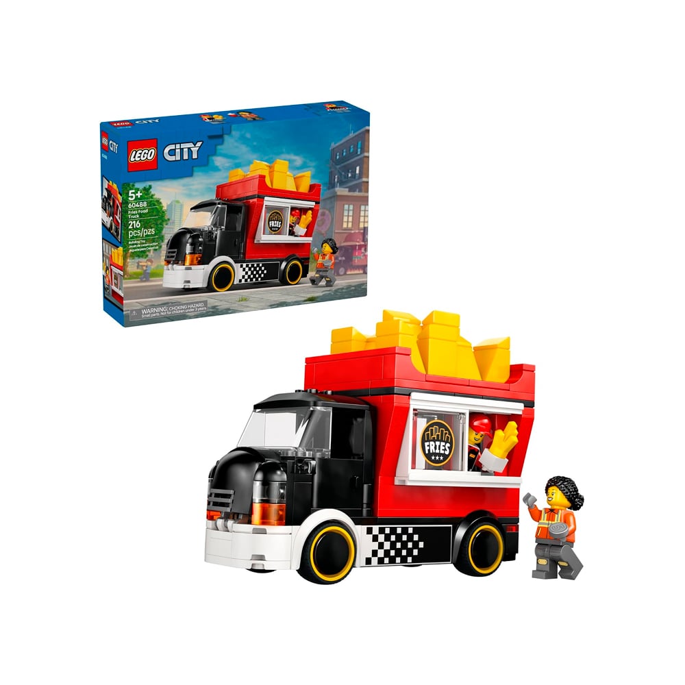 LEGO CITY FRIES FOOD TRUCK MOBILE RESTAURANT 60488 - 1