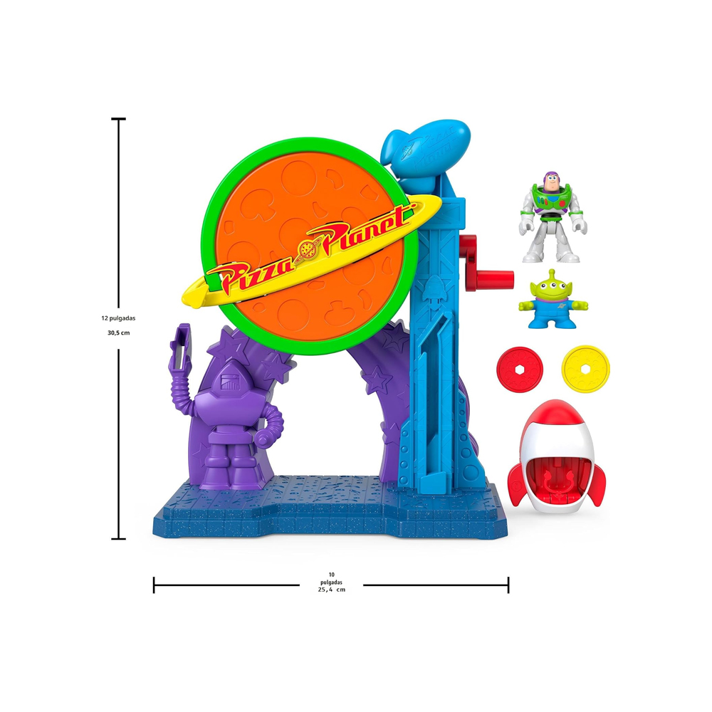 FISHER PRICE IMAGINEXT DISNEY AND PIXAR TOY STORY PIZZA - 6