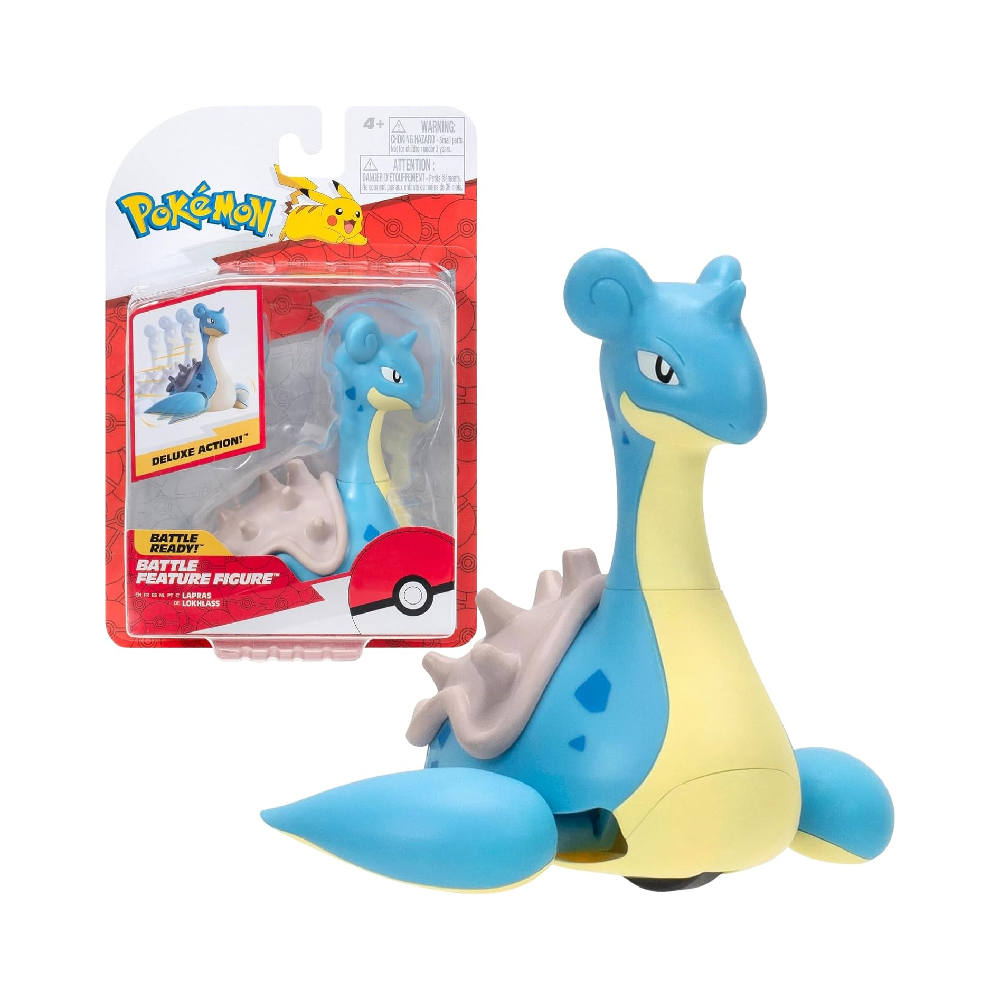 POKEMON FIGURA LAPRAS JAZWARE DETALLES - 1