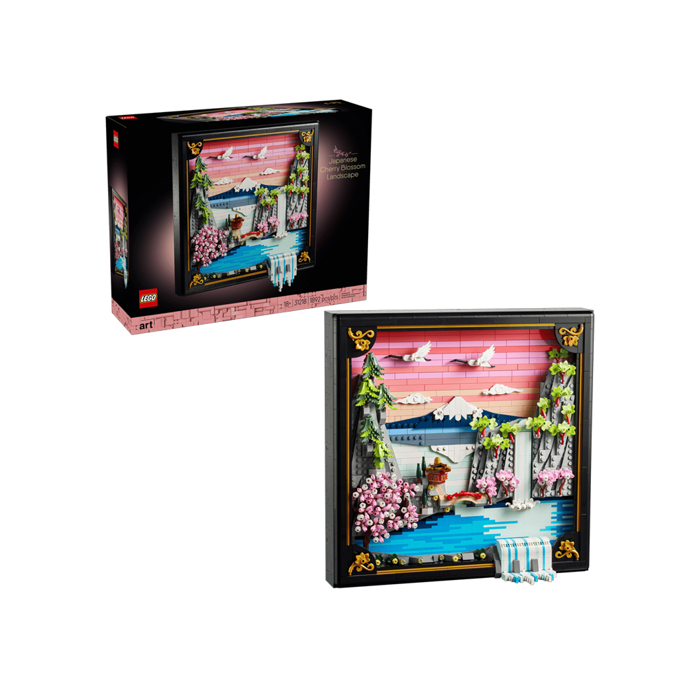 LEGO ART JAPANESE CHERRY BLOSSOM LANDSCAPE 31218 - 1