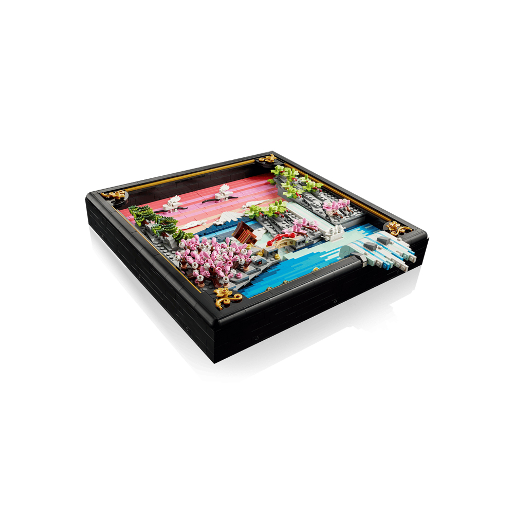 LEGO ART JAPANESE CHERRY BLOSSOM LANDSCAPE 31218 - 4