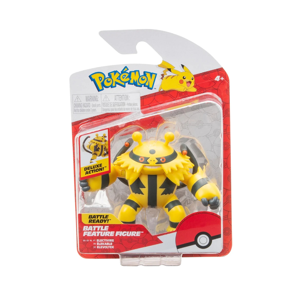 POKEMON FIGURA JAZWARES ELECTRICO ELECTIVIRE - 3
