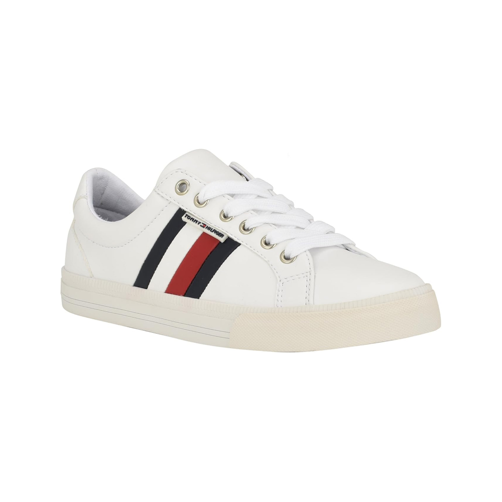 ZAPATILLA TOMMY HILFIGER DAMA LIGHTZ WHITE TALLA 5 - 1
