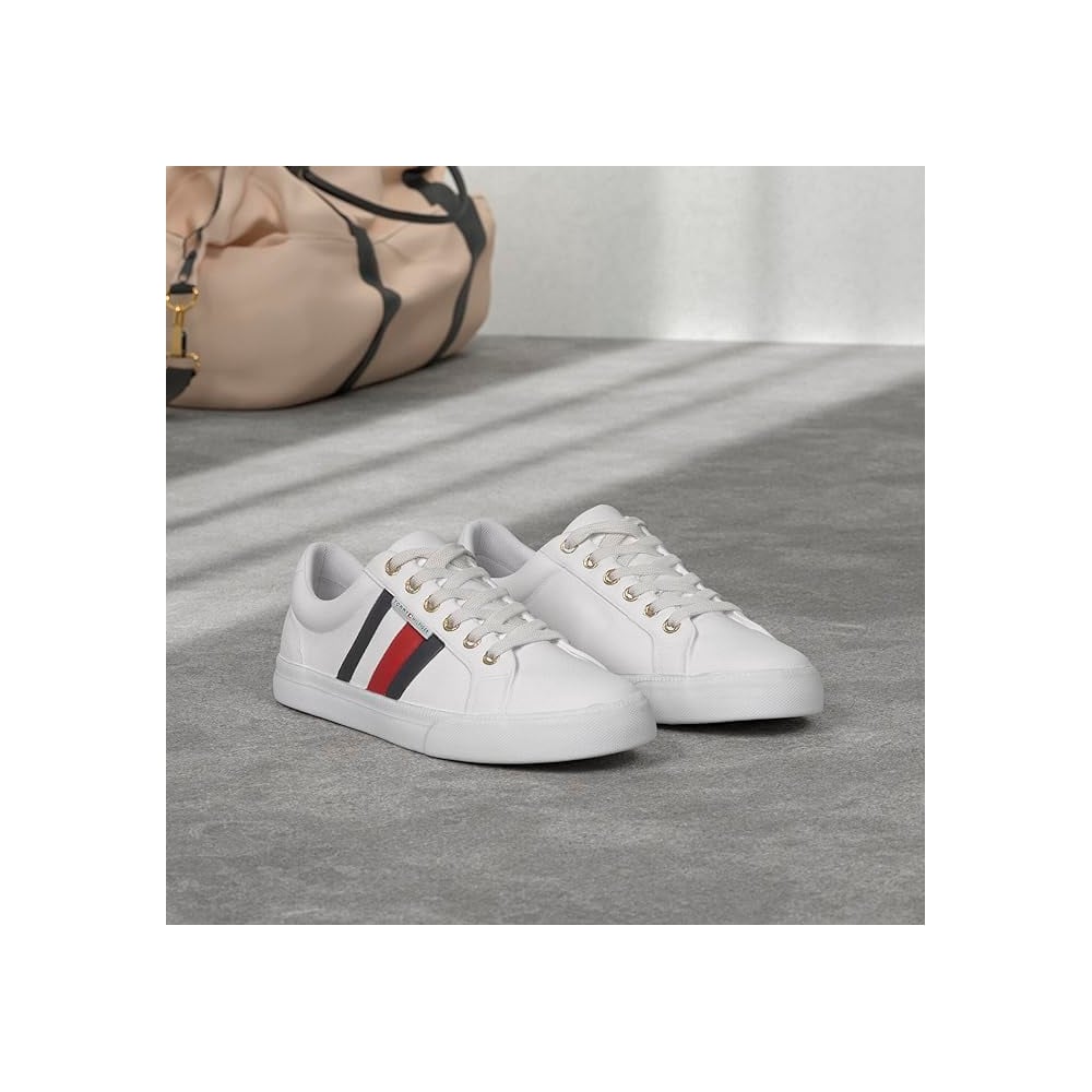 ZAPATILLA TOMMY HILFIGER DAMA LIGHTZ WHITE TALLA 5 - 3