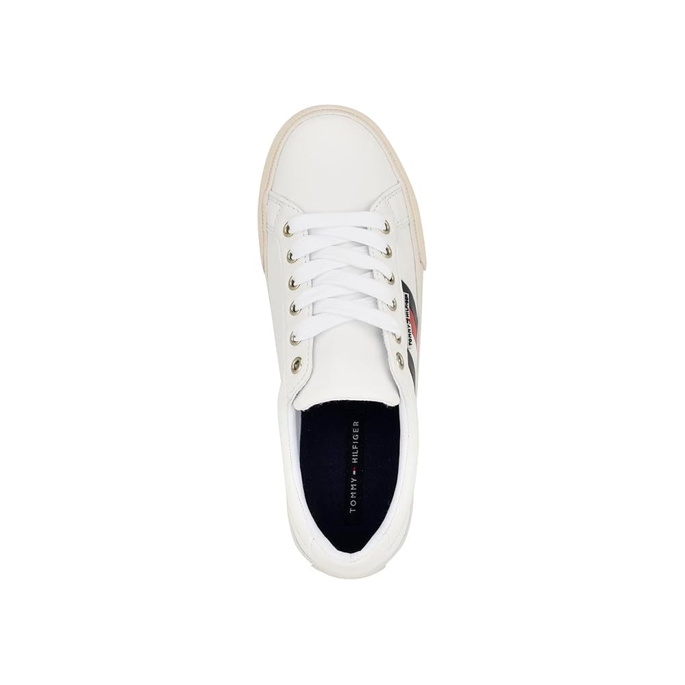ZAPATILLA TOMMY HILFIGER DAMA LIGHTZ WHITE TALLA 5 - 4