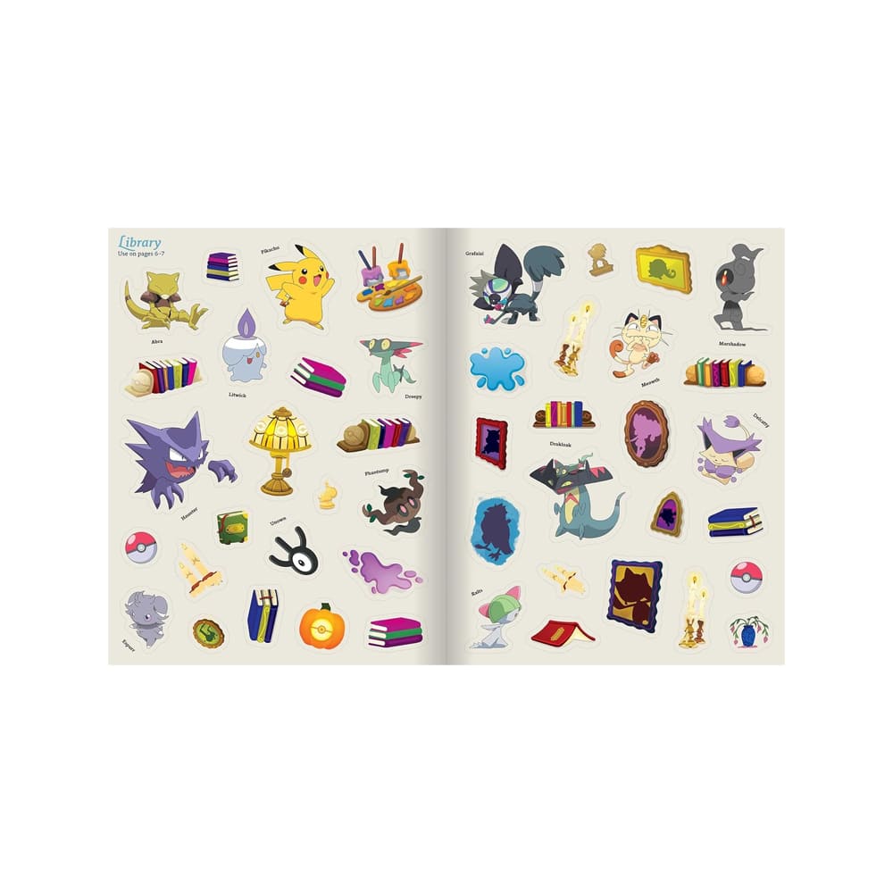 POKEMON HALLOWEEN THE OFFICIAL 700 STICKER BOOK - 2