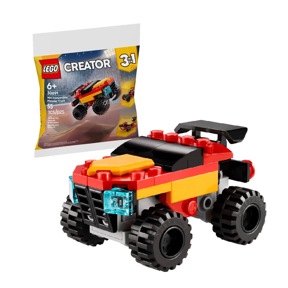 LEGO 3 IN 1 MINI CONVERTIBLE MONSTER TRUCK 30691 - 1