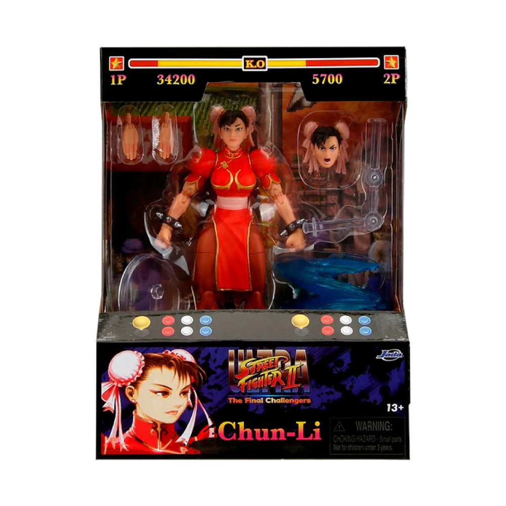 FIGURA DE COLECCION JADA STREET FIGHTER II CHUN LI PLAYER 2 - 6
