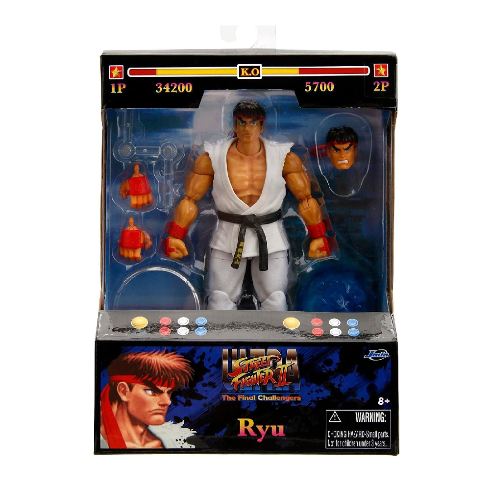 FIGURA DE COLECCION JADA STREET FIGHTER II RYU - 6