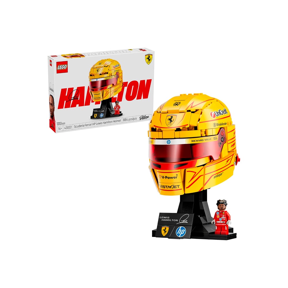 LEGO EDITIONS FERRARI HP LEWIS HAMILTON HELMET 43022 - 1